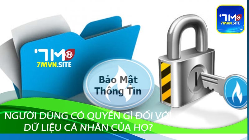 Người dùng có quyền gì đối với dữ liệu cá nhân của họ?